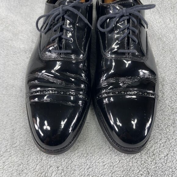 Crockett & Jones for Polo Ralph Lauren Black Patent Leather Shoes Mens Size 9D main image 4
